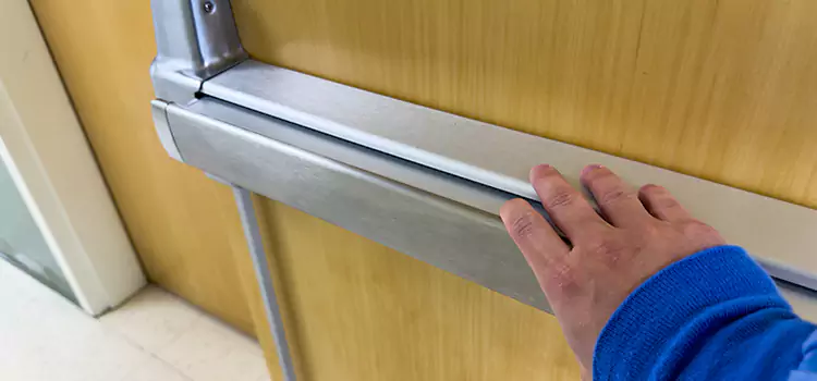 Installing a Push Bar on a Door Clearfield